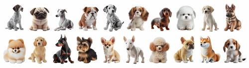 Dogs in Action 27xPNG
