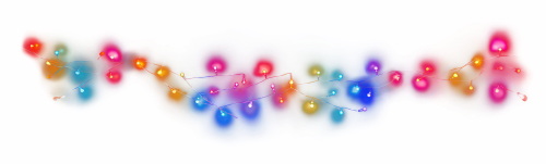Christmas Garland Lights 25xPNG