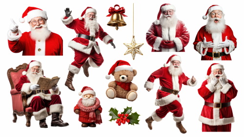 Santa Claus for Great Designs 30xPNG