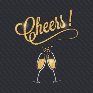 Cheers Mate 2026 - Hands Toasting & Clinking Drink Glasses 36xAI