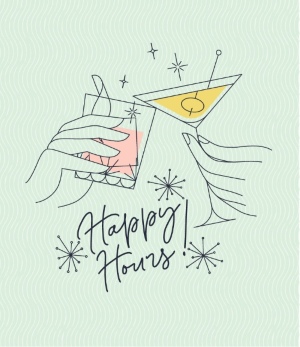 Cheers Mate 2026 - Hands Toasting & Clinking Drink Glasses 36xAI