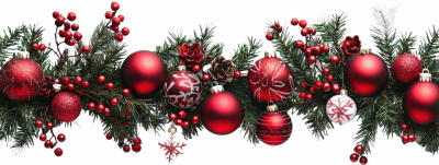 Christmas Garlands Isolated Collection 28xPNG