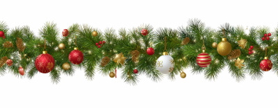 Christmas Garlands Isolated Collection 28xPNG