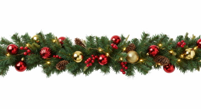 Christmas Garlands Isolated Collection 28xPNG
