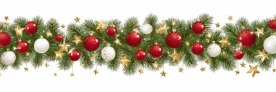 Christmas Garlands Isolated Collection 28xPNG