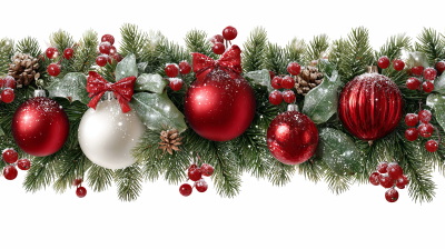 Christmas Garlands Isolated Collection 28xPNG