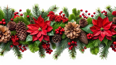 Christmas Garlands Isolated Collection 28xPNG