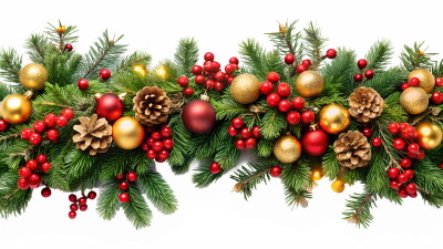 Christmas Garlands Isolated Collection 28xPNG
