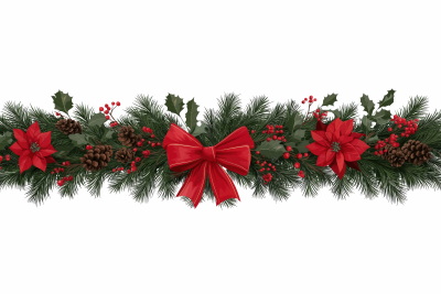 Christmas Garlands Isolated Collection 28xPNG