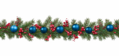 Christmas Garlands Isolated Collection 28xPNG