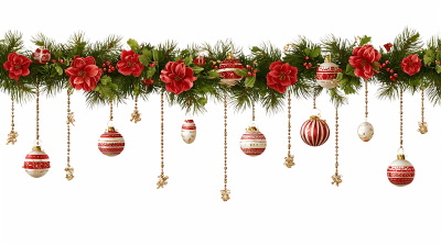 Christmas Garlands Isolated Collection 28xPNG