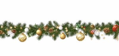 Christmas Garlands Isolated Collection 28xPNG