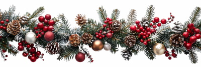 Christmas Garlands Isolated Collection 28xPNG