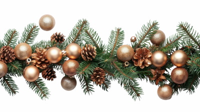 Christmas Garlands Isolated Collection 28xPNG