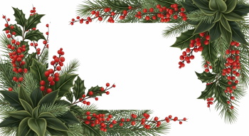 Christmas Garland Corners 29xPNG Christmas Garland Corners 29xPNG