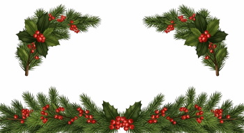 Christmas Garland Corners 29xPNG Christmas Garland Corners 29xPNG