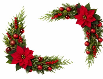 Christmas Garland Corners 29xPNG Christmas Garland Corners 29xPNG
