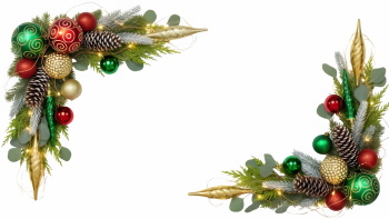 Christmas Garland Corners 29xPNG Christmas Garland Corners 29xPNG