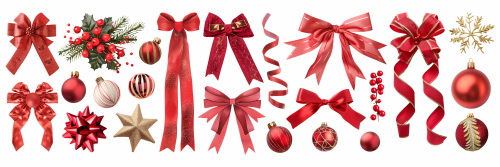 Christmas Decoration Elements 35xPNG