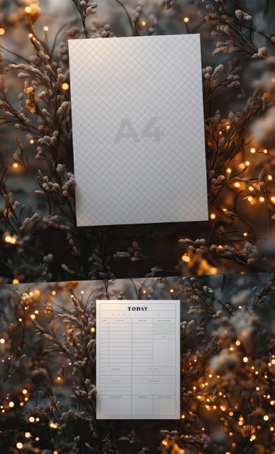 Christmas New Year Card Templates & Text Effects 28xPSDT