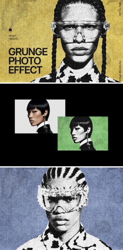 Text & Photo Effect Mockups 23xPSDT