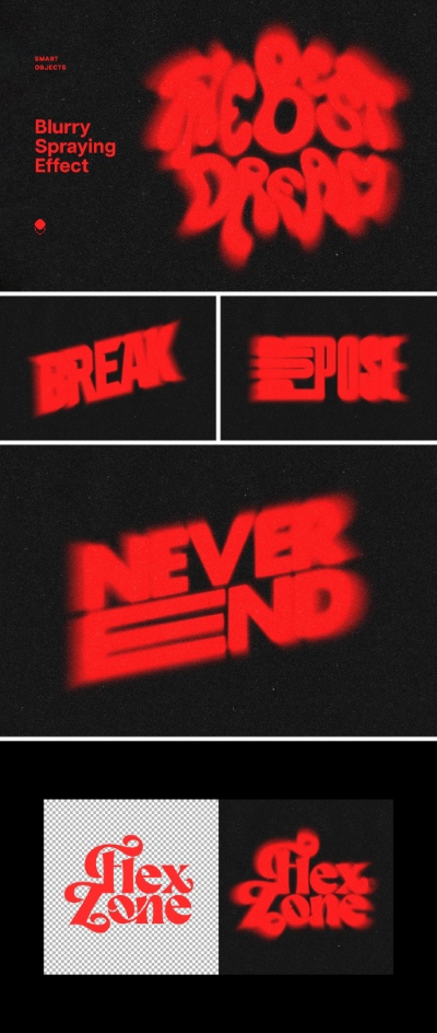 Text & Photo Effect Mockups 23xPSDT