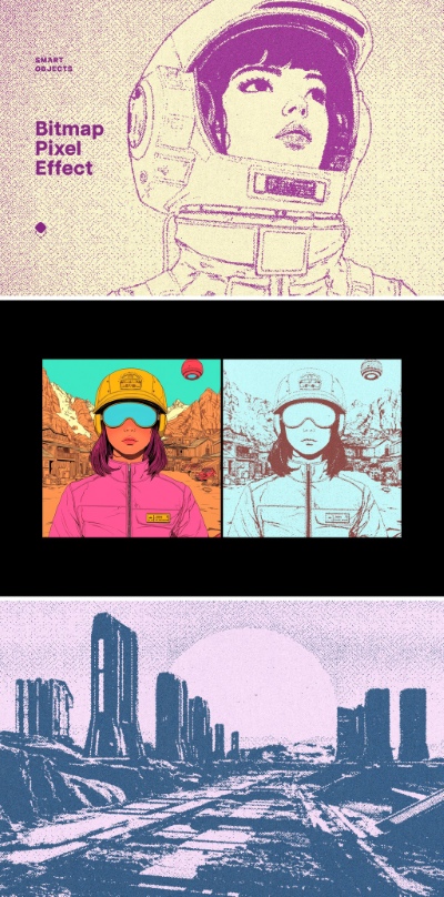 Text & Photo Effect Mockups 23xPSDT