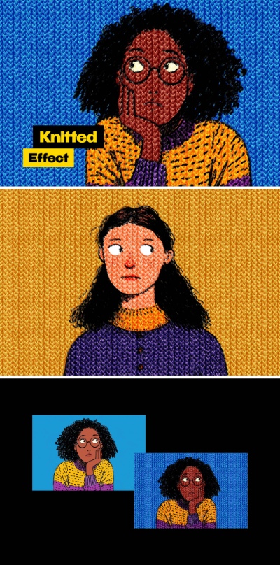 Text & Photo Effect Mockups 23xPSDT