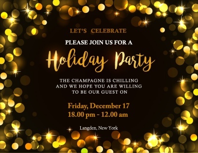 Christmas Party Invitation & Celebration Card Templates #1, 25xAI Christmas Party Invitation & Celebration Card Templates #1, 25xAI
