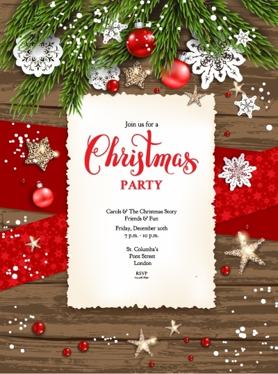 Christmas Party Invitation & Celebration Card Templates #1, 25xAI Christmas Party Invitation & Celebration Card Templates #1, 25xAI