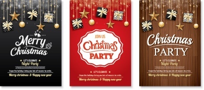 Christmas Party Invitation & Celebration Card Templates #1, 25xAI Christmas Party Invitation & Celebration Card Templates #1, 25xAI