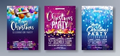 Christmas Party Invitation & Celebration Card Templates #1, 25xAI Christmas Party Invitation & Celebration Card Templates #1, 25xAI