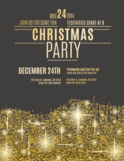 Christmas Party Invitation & Celebration Card Templates #1, 25xAI Christmas Party Invitation & Celebration Card Templates #1, 25xAI