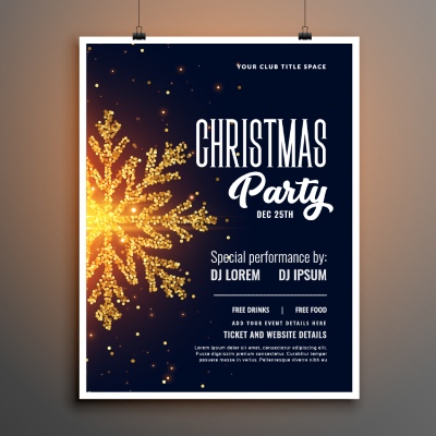 Christmas Party Invitation & Celebration Card Templates #3, 25xAI Christmas Party Invitation & Celebration Card Templates #3, 25xAI