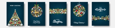 Christmas Party Invitation & Celebration Card Templates #3, 25xAI Christmas Party Invitation & Celebration Card Templates #3, 25xAI