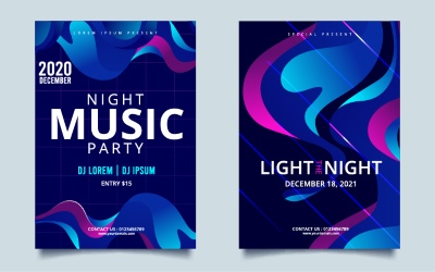 Christmas Party Invitation & Celebration Card Templates #3, 25xAI Christmas Party Invitation & Celebration Card Templates #3, 25xAI