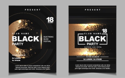 Christmas Party Invitation & Celebration Card Templates #3, 25xAI Christmas Party Invitation & Celebration Card Templates #3, 25xAI