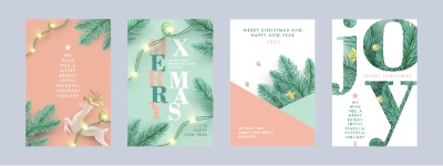 Christmas Party Invitation & Celebration Card Templates #3, 25xAI Christmas Party Invitation & Celebration Card Templates #3, 25xAI