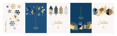 Christmas Party Invitation & Celebration Card Templates #4, 25xAI Christmas Party Invitation & Celebration Card Templates #4, 25xAI