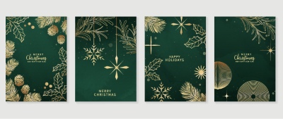 Christmas Party Invitation & Celebration Card Templates #4, 25xAI Christmas Party Invitation & Celebration Card Templates #4, 25xAI