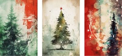 Christmas Party Invitation & Celebration Card Templates #4, 25xAI Christmas Party Invitation & Celebration Card Templates #4, 25xAI