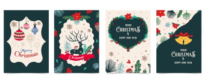 Christmas Party Invitation & Celebration Card Templates #6, 25xAI Christmas Party Invitation & Celebration Card Templates #6, 25xAI