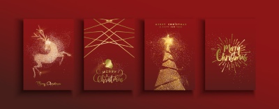 Christmas Party Invitation & Celebration Card Templates #6, 25xAI Christmas Party Invitation & Celebration Card Templates #6, 25xAI