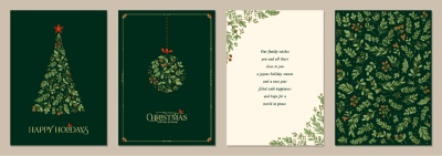 Christmas Party Invitation & Celebration Card Templates #6, 25xAI Christmas Party Invitation & Celebration Card Templates #6, 25xAI
