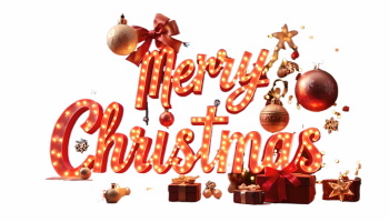 Merry Christmas & New Year 3D Wishes 40xPNG Merry Christmas & New Year 3D Wishes 40xPNG