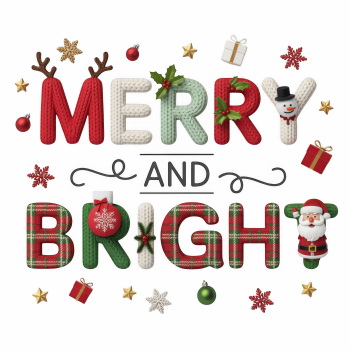 Merry Christmas & New Year 3D Wishes 40xPNG Merry Christmas & New Year 3D Wishes 40xPNG