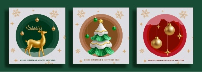 Merry Christmas Greeting Cards #1, 28xAI Merry Christmas Greeting Cards #1, 28xAI