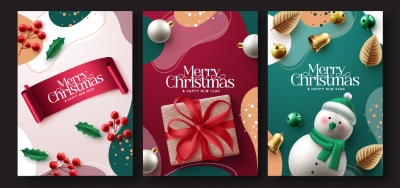 Merry Christmas Greeting Cards #1, 28xAI Merry Christmas Greeting Cards #1, 28xAI
