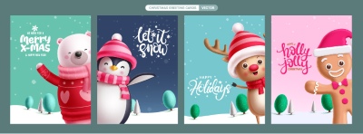 Merry Christmas Greeting Cards #1, 28xAI Merry Christmas Greeting Cards #1, 28xAI