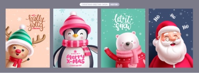 Merry Christmas Greeting Cards #1, 28xAI Merry Christmas Greeting Cards #1, 28xAI